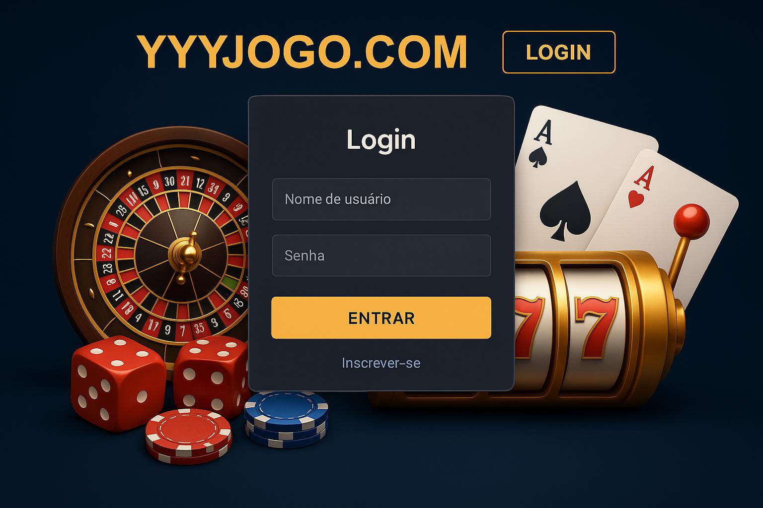 Login no Cassino YYYJOGO.COM