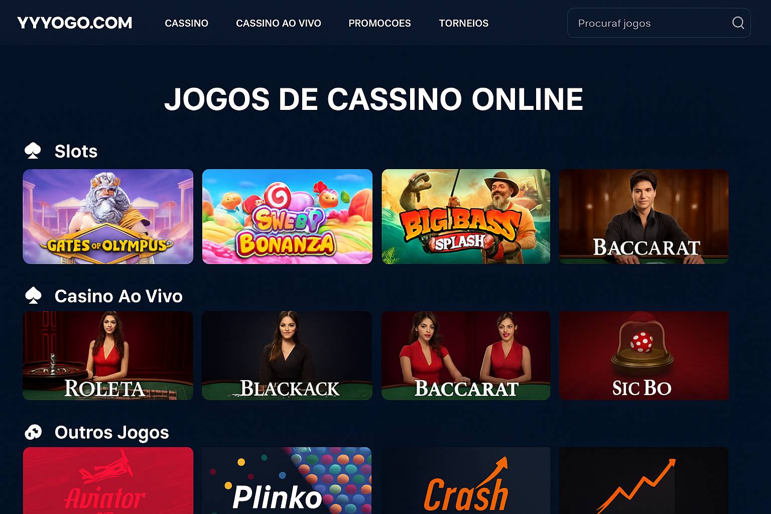 Jogos de cassino online inovadores e emocionantes na YYYJOGO.COM