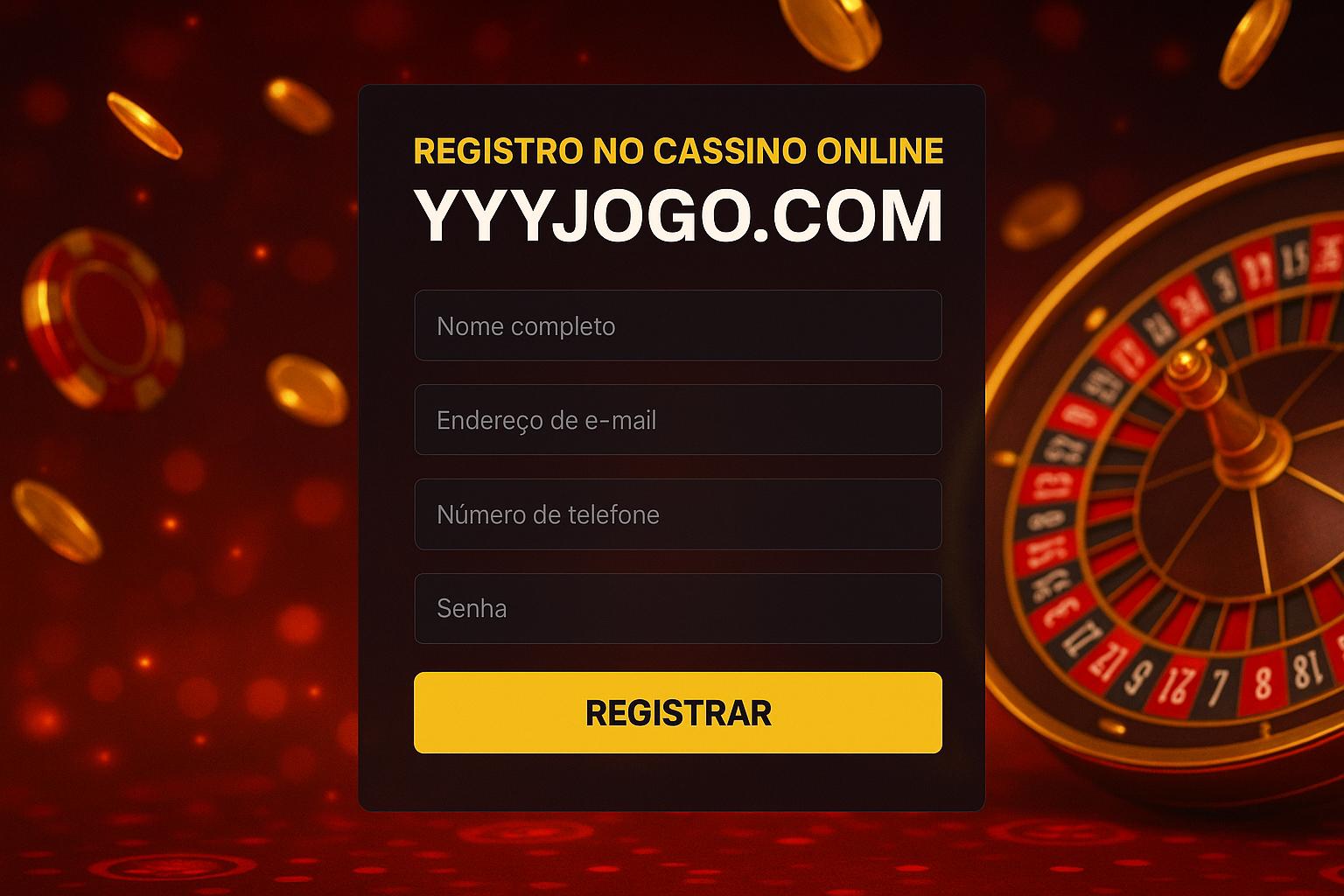 Não Perca tempo, o rRgistro na site YYYJOGO.COM
